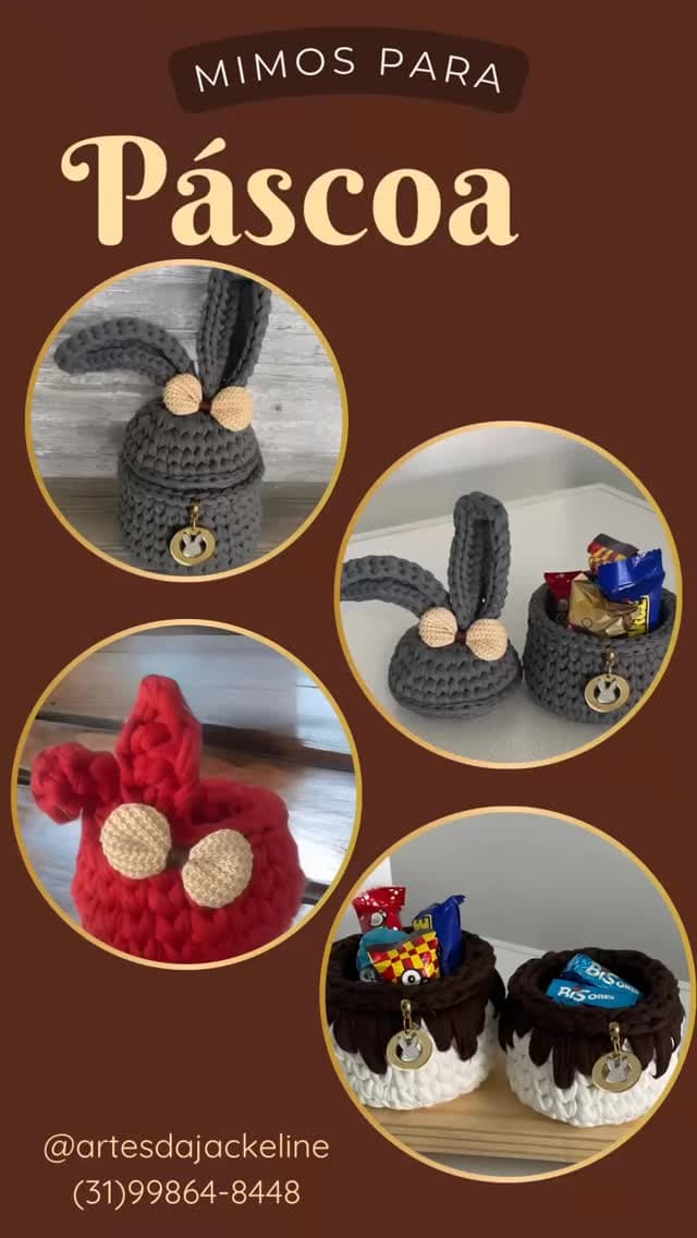 Cachepô de Páscoa Artesanal