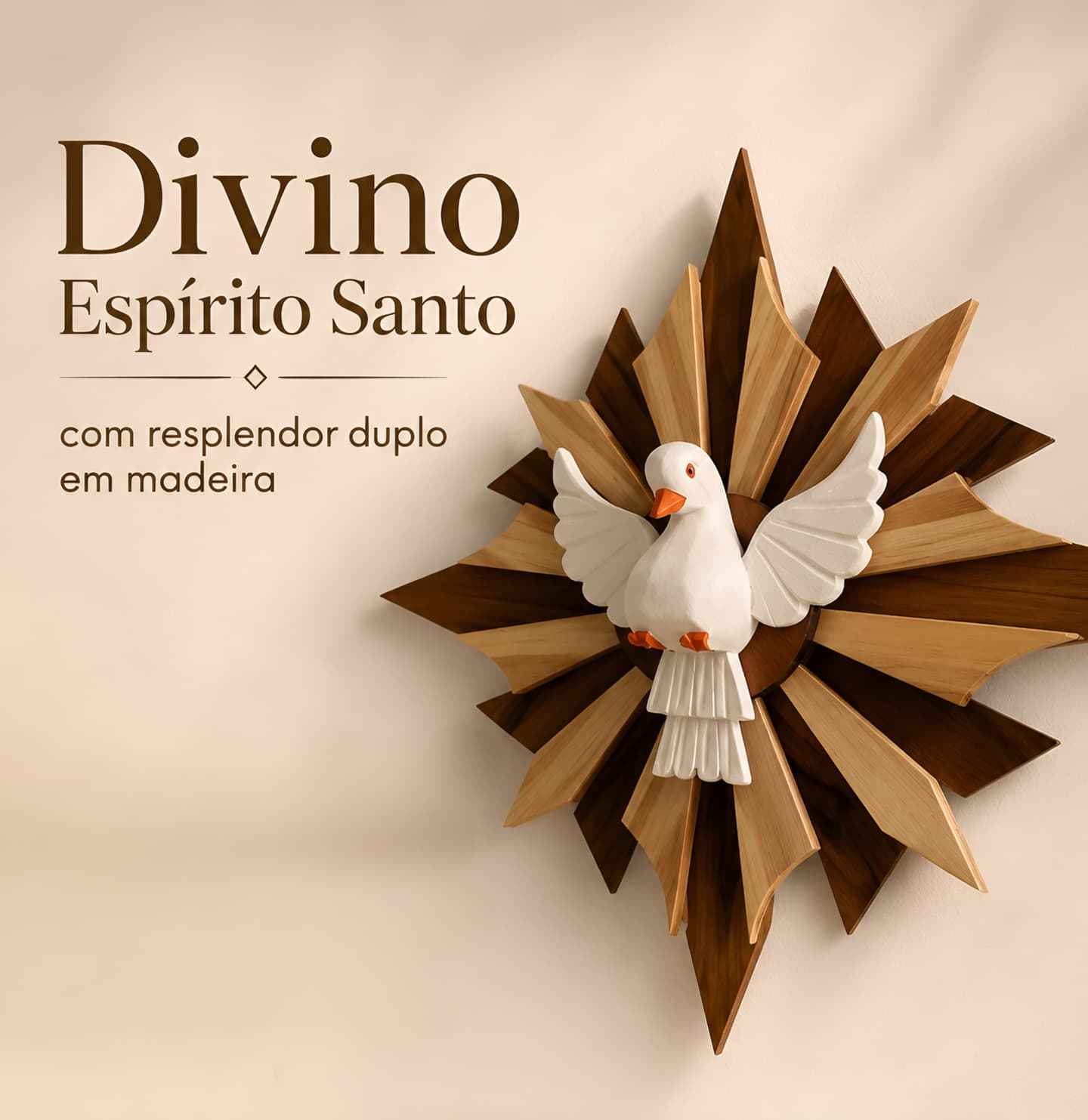 Divino Espírito Santo com Resplendor Duplo
