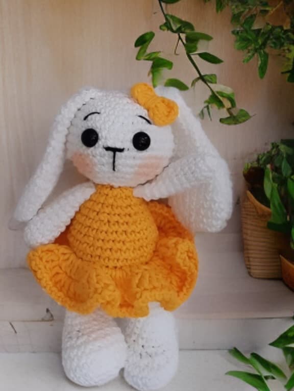 Coelho em Crochê Amigurumi