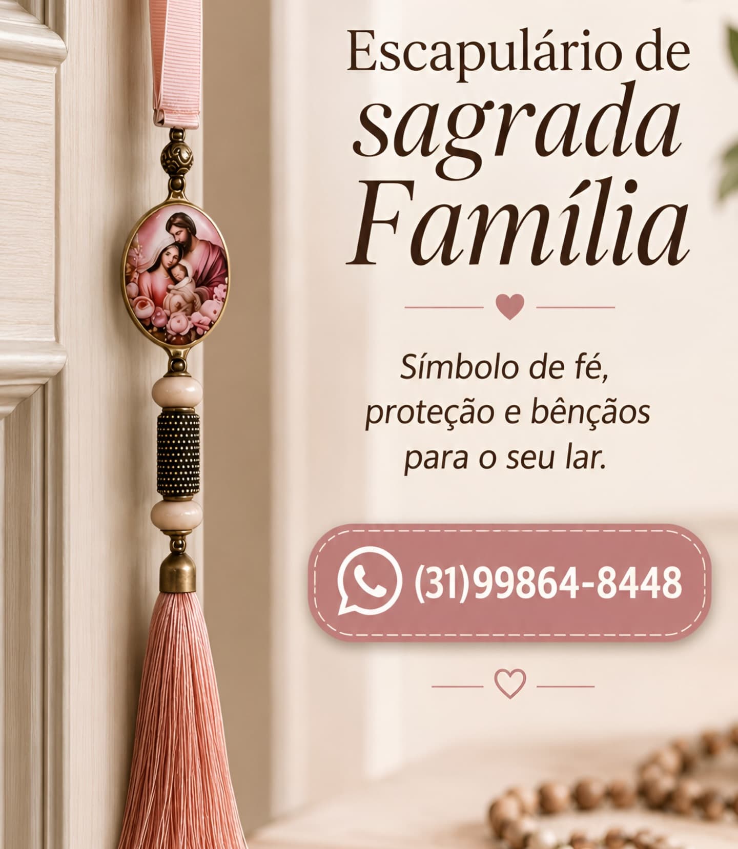 Escapulário de Porta Sagrada Família